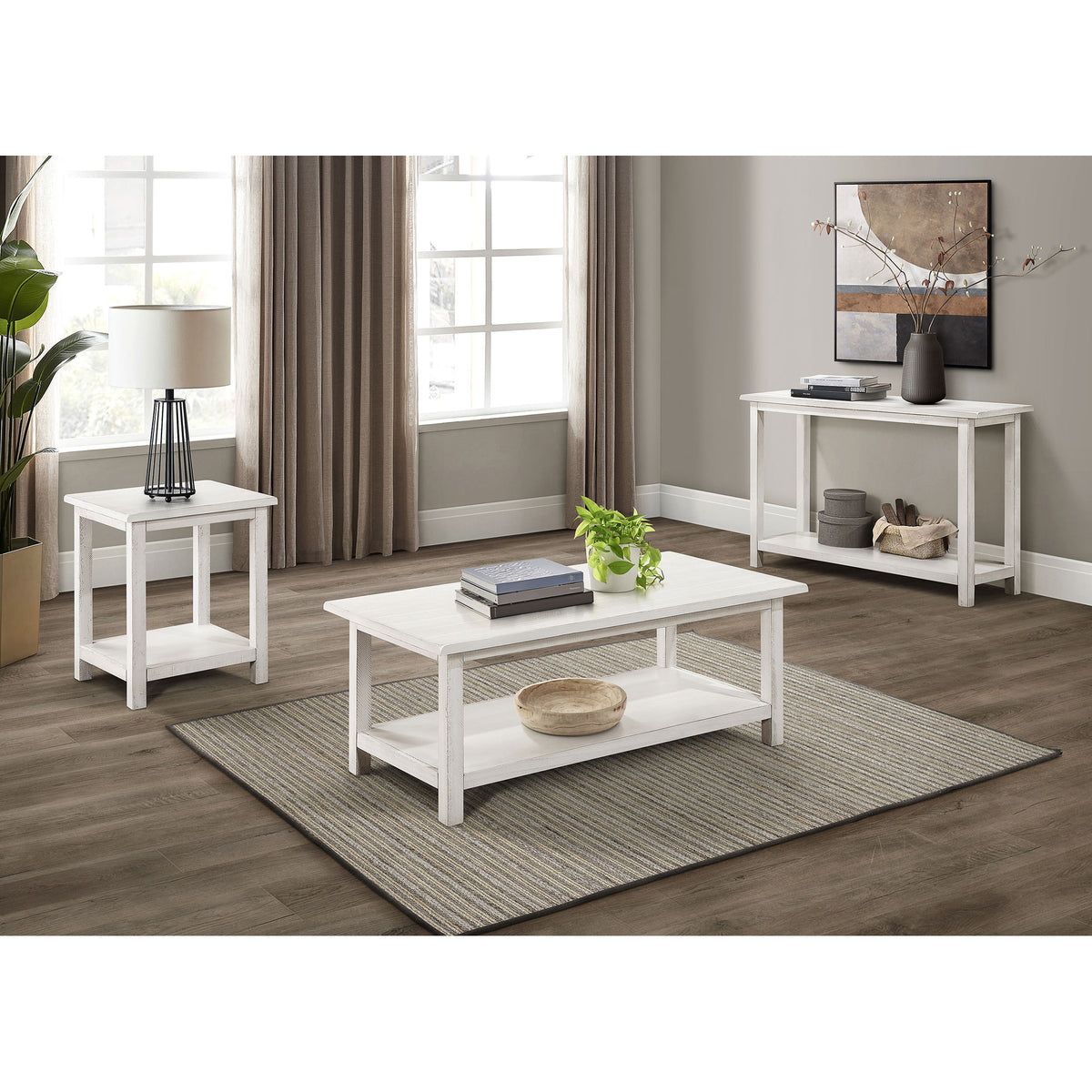 Castleton Distressed Two-Piece Table Set