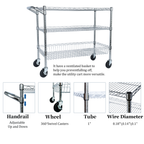Heavy Duty Rolling Utility Cart