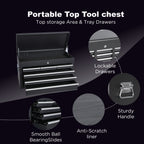 8-Drawer Rolling Tool Storage Cabinet with Detachable Top
