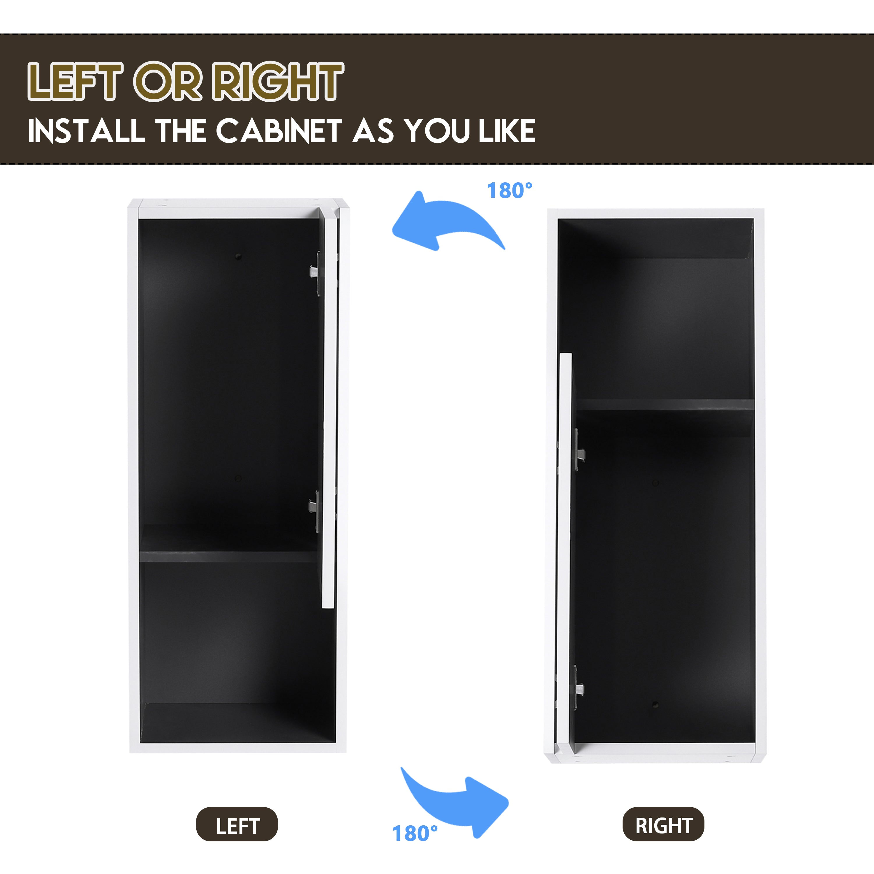 12" Bathroom Side Cabinet