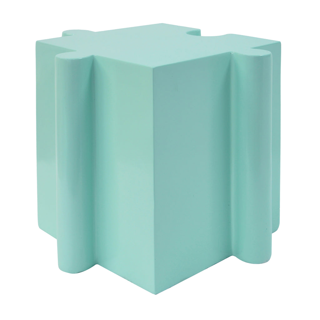 Puzzle Art Side Table, Modular Convex Edge MGO Table