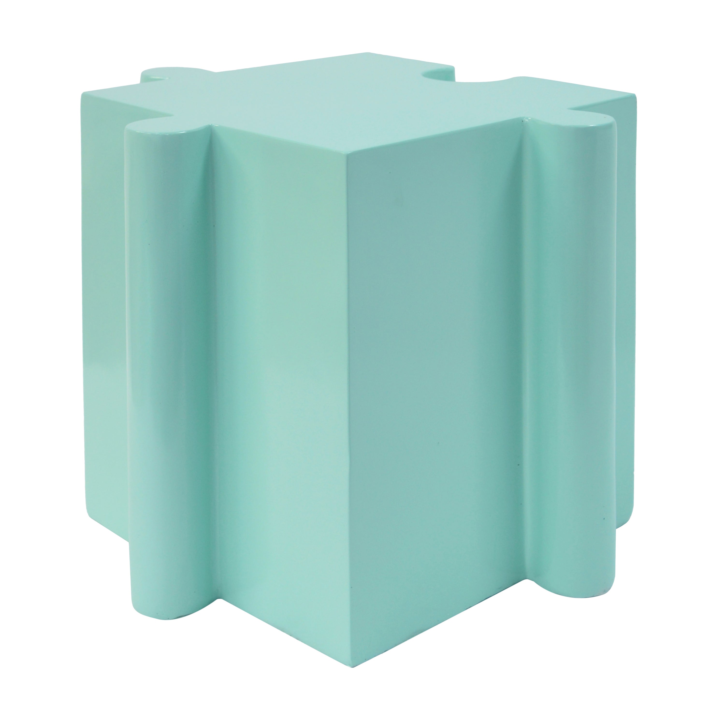 Puzzle Art Side Table, Modular Convex Edge MGO Table