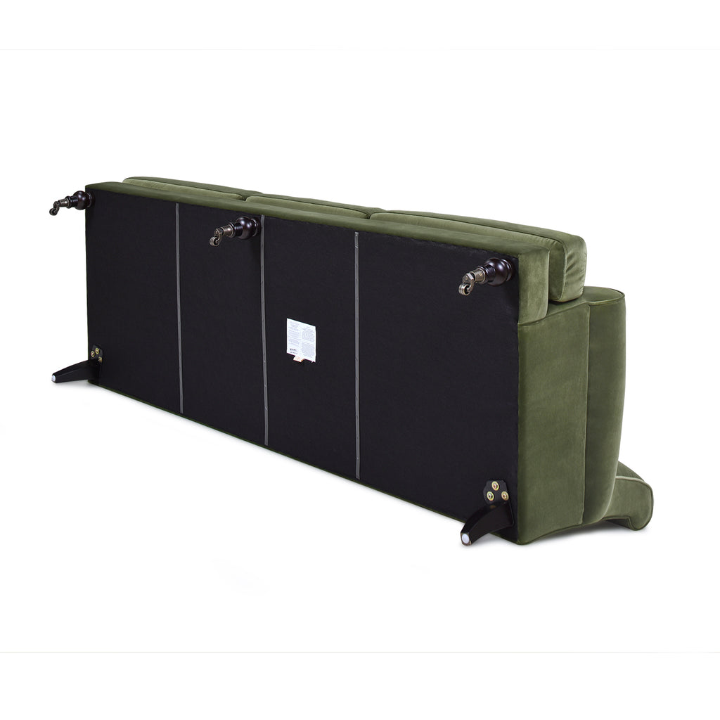 Alana Lawson Three-Cushion Tightback Sofa, Olive