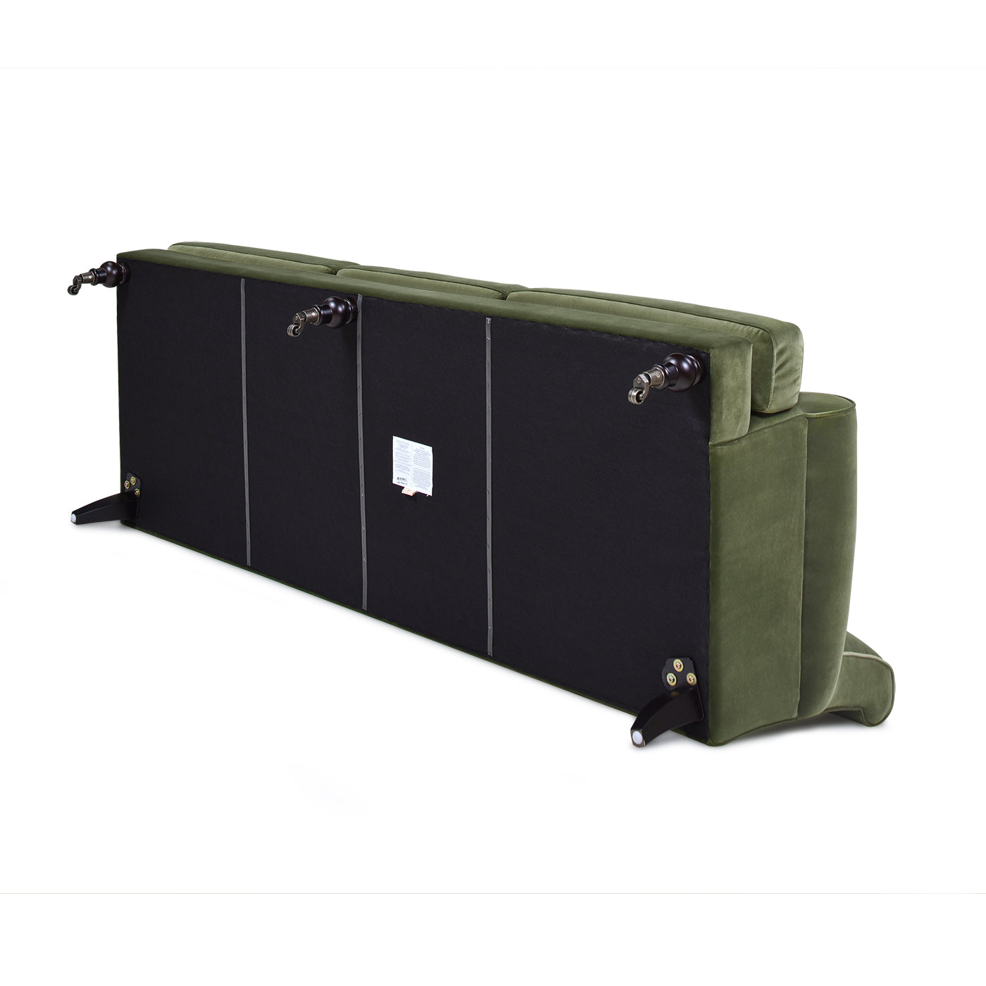 Alana Lawson Three-Cushion Tightback Sofa, Olive