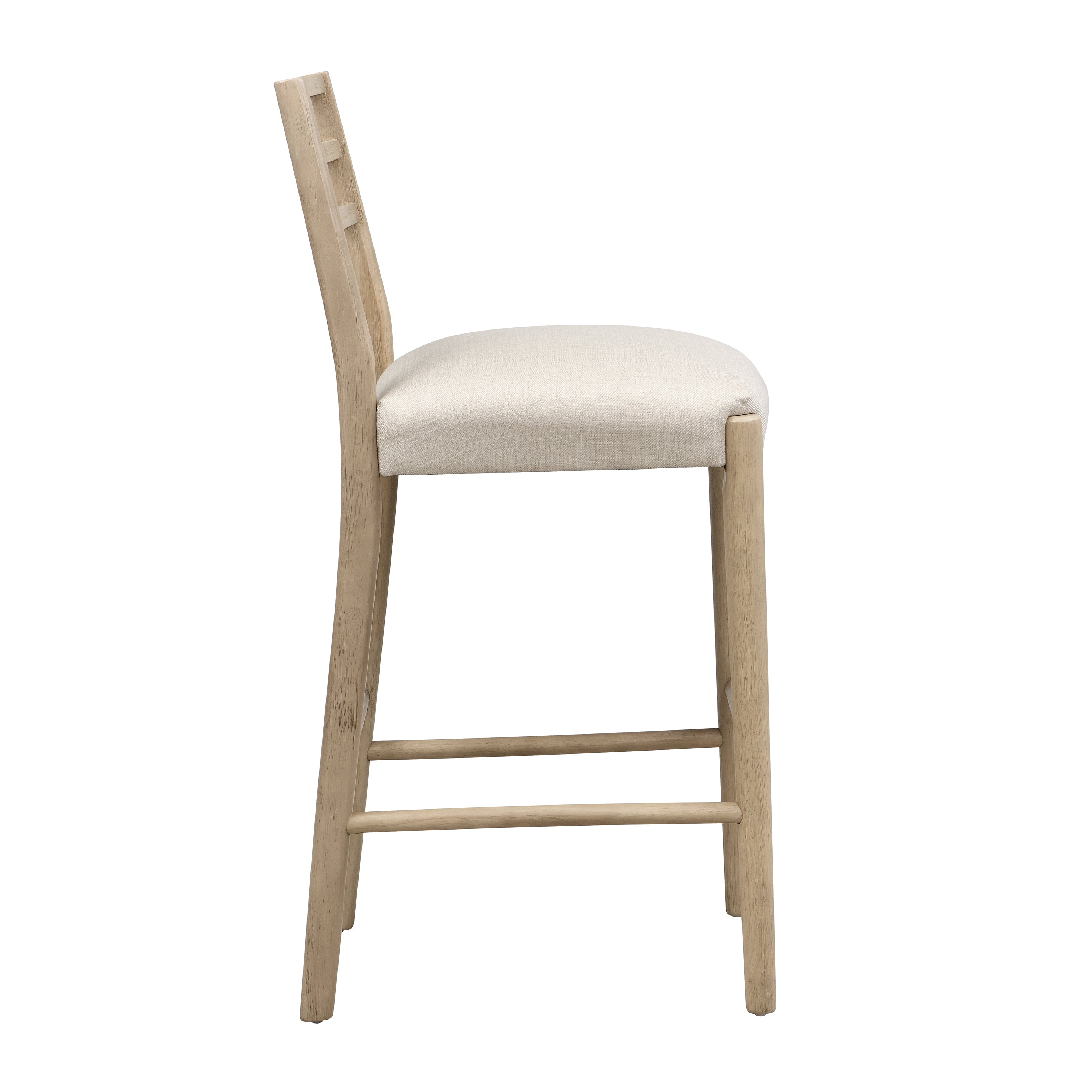 Ladder Back Bar Stool with Ladder Back (Set of 2)