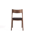 Moderno Wood Vegan Leather Dining Chair