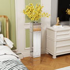 36.02" Tall Mirrored Floor Vase