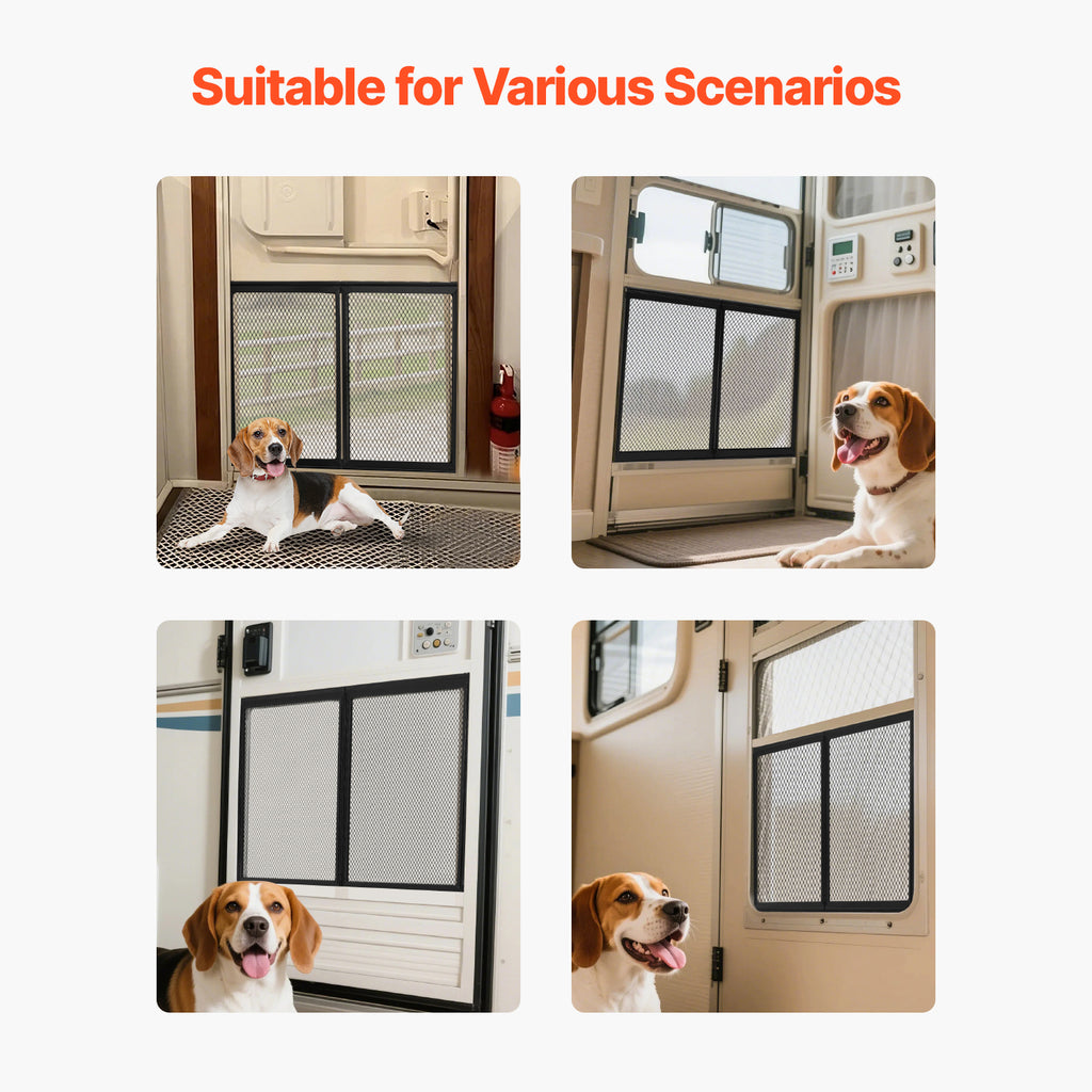 RV Screen Door Protector 24.5 x 20 Inch Door Grille