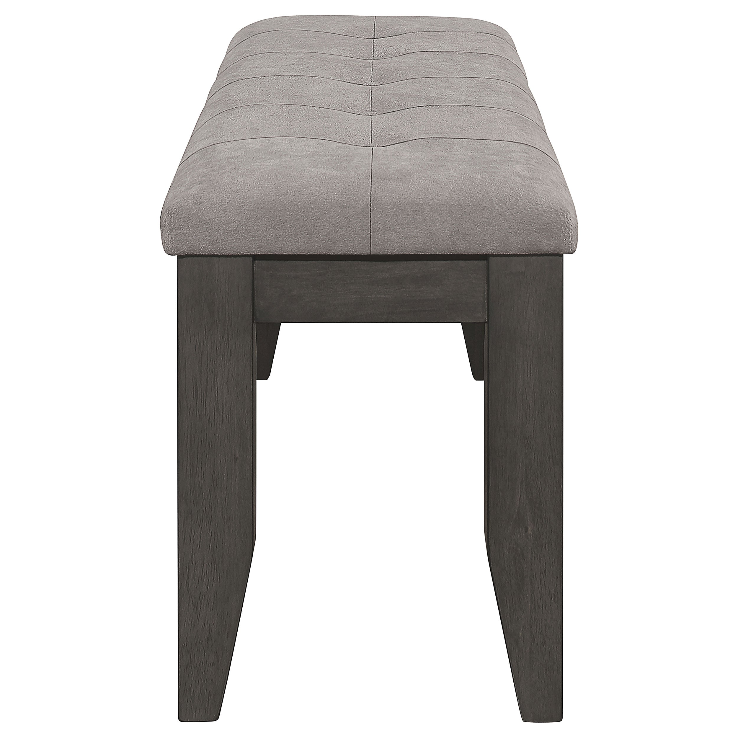 Erskin Dark Upholstered Dining Bench