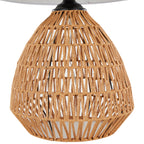 29" Contemporary Rattan Table Lamp