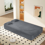 Modern Floor Sofa with 2 Pillows