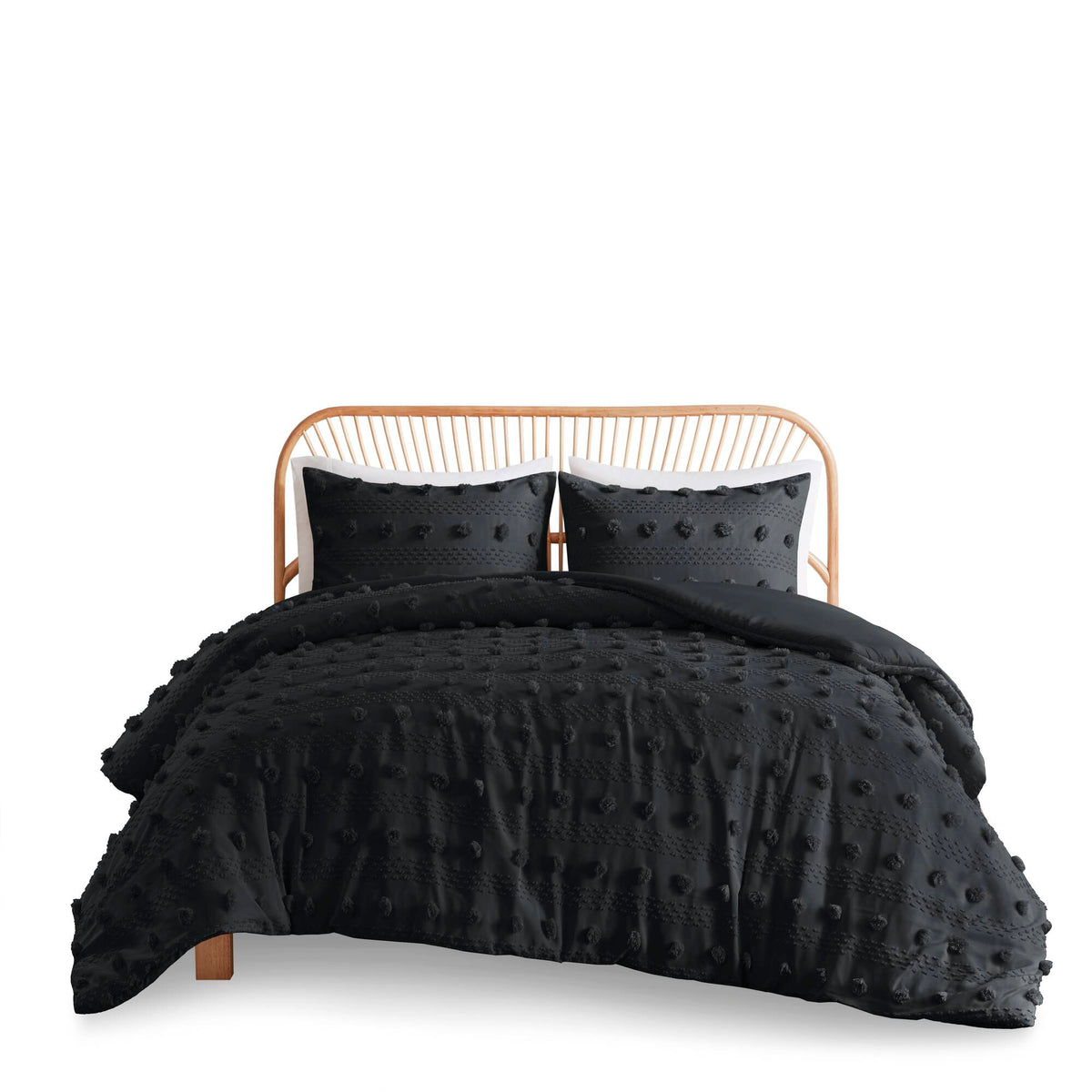 2 PCS Twin/Twin XL Clip Jacquard Duvet Cover Set
