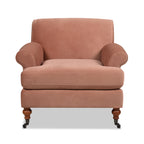 Alana 38" Lawson Accent Arm Chair - Peach