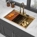 36" Drop-In Kitchen Sink