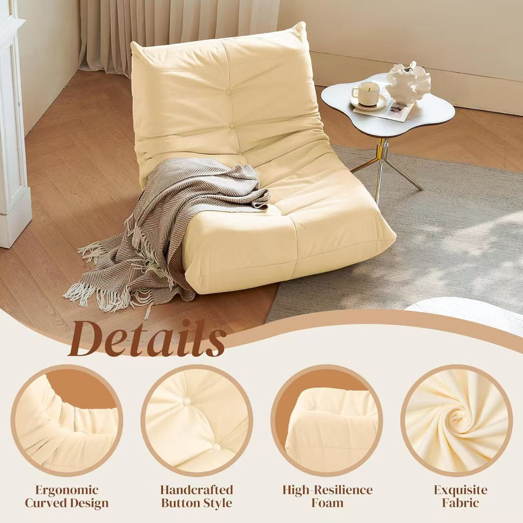 Luxury Accent Chair With Button-Tufted Detail