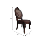 Versailles Cherry Finish Side Chair (Set of 2)