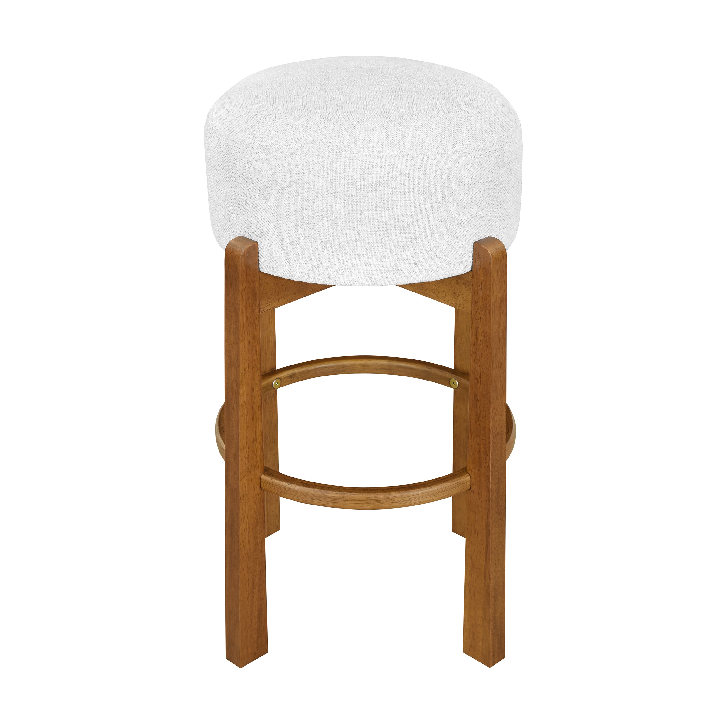 Vera Indoor Wooden Upholstered Barstool
