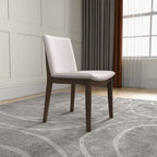 Modern Laura Mid-Century Modern Solid Wood Dining Chair Set