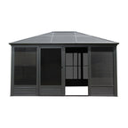 11.2x14.6FT Sunroom Aluminum Hardtop Gazebo
