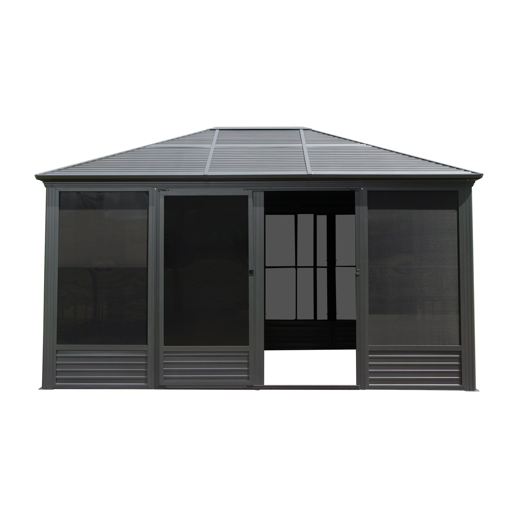 11.2x14.6FT Sunroom Aluminum Hardtop Gazebo