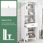 70.9" High Freestanding Tall Bathroom Cabinet