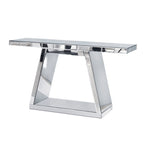 55.9" Modern Luxe Full-Body Mirror Entryway Table