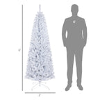 HOMCOM 6ft Pencil Christmas Tree
