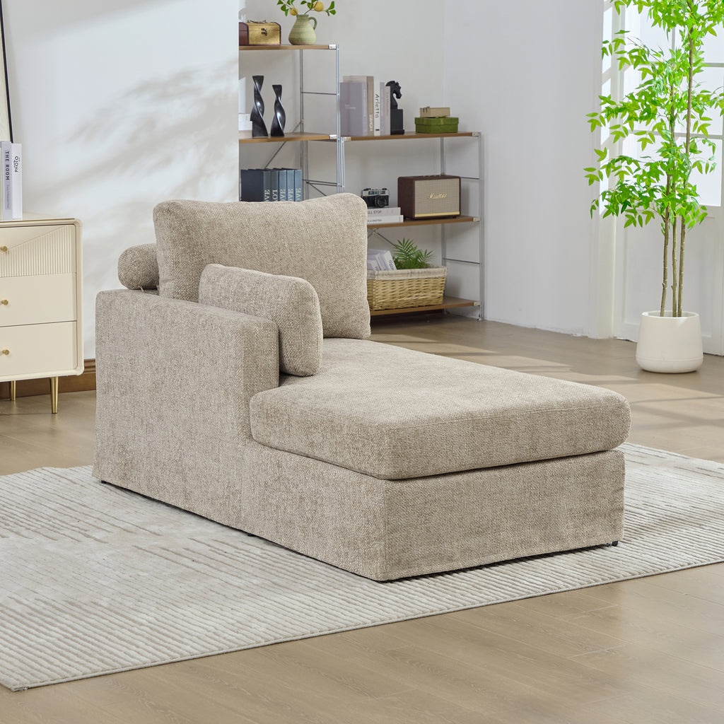 31.69" Wide Modular Sofa Bed with Cushions