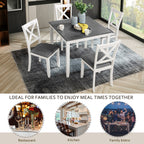 5-Piece Dining Table Set with 4 Chairs