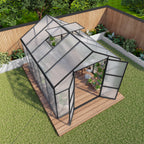Newly Design Aluminum Frame Greenhouse 8x10 FT
