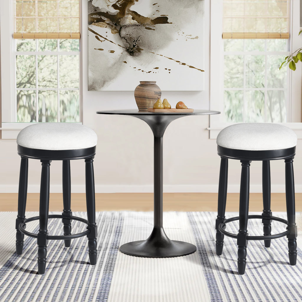 AGODY Bar Stools Set of 2, 26" Counter Height