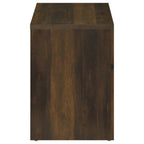Geary Dark Pine 2-Drawer Nightstand with LED Lights and USB