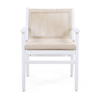 Acacia Wood Outdoor Dining Chairs Set of 2