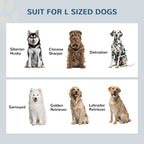 PawHut Large Elevated Dog Bowls with Storage Drawer