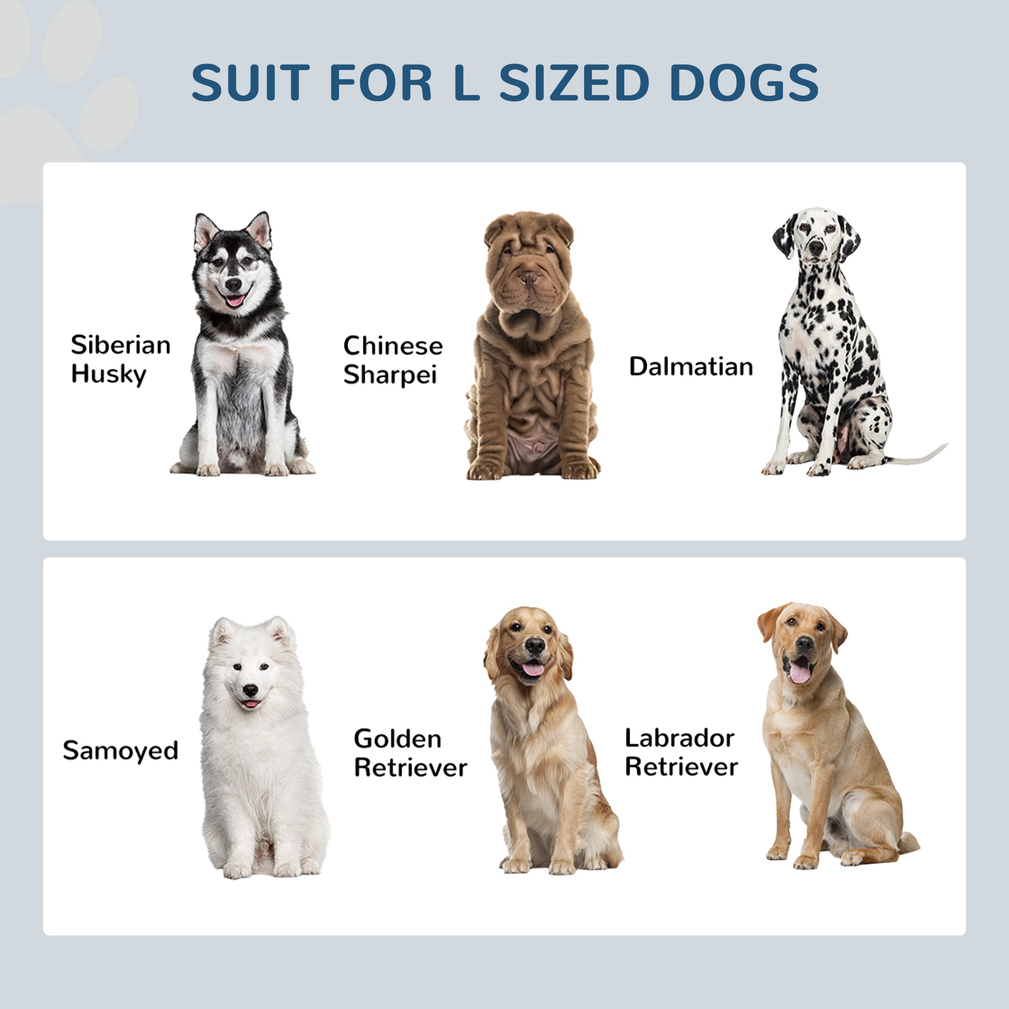 PawHut Large Elevated Dog Bowls with Storage Drawer