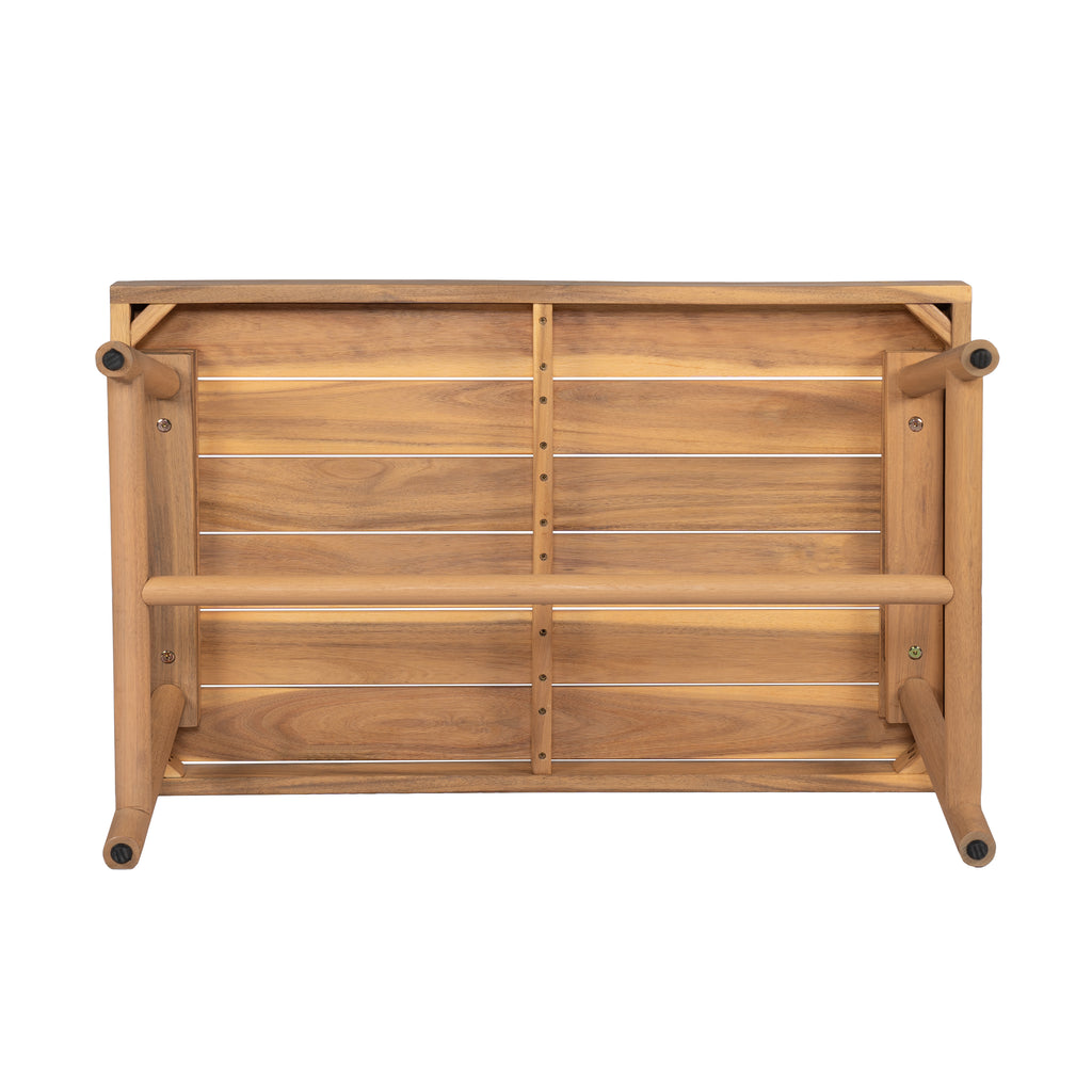 Patio Acacia Wood Chat Set