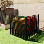 W48'' x H47.3'' x 2 Panels Metal Privacy Screen