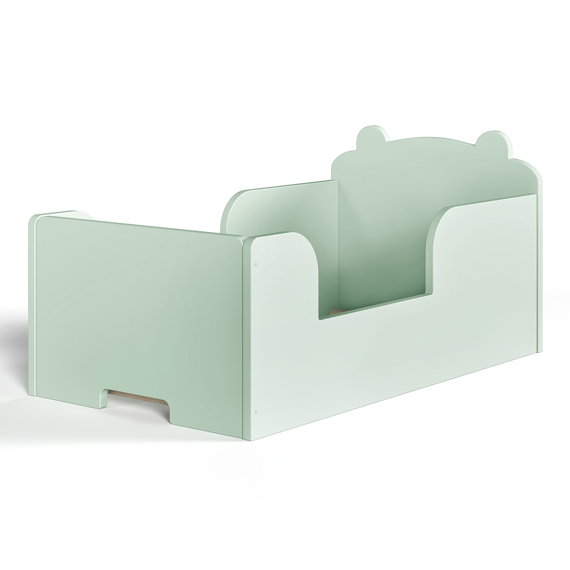 Toddler Floor Bed Frame, Bear Shape for Boys and Girls