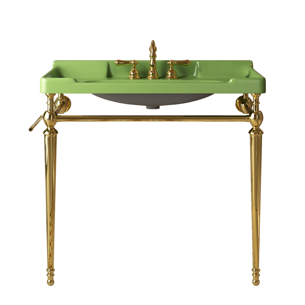 VICI 36" Bathroom Console Sink, Wall-Mounted