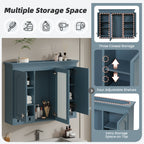 35 Inch Wall-Mount All-in-One Mirror Cabinet