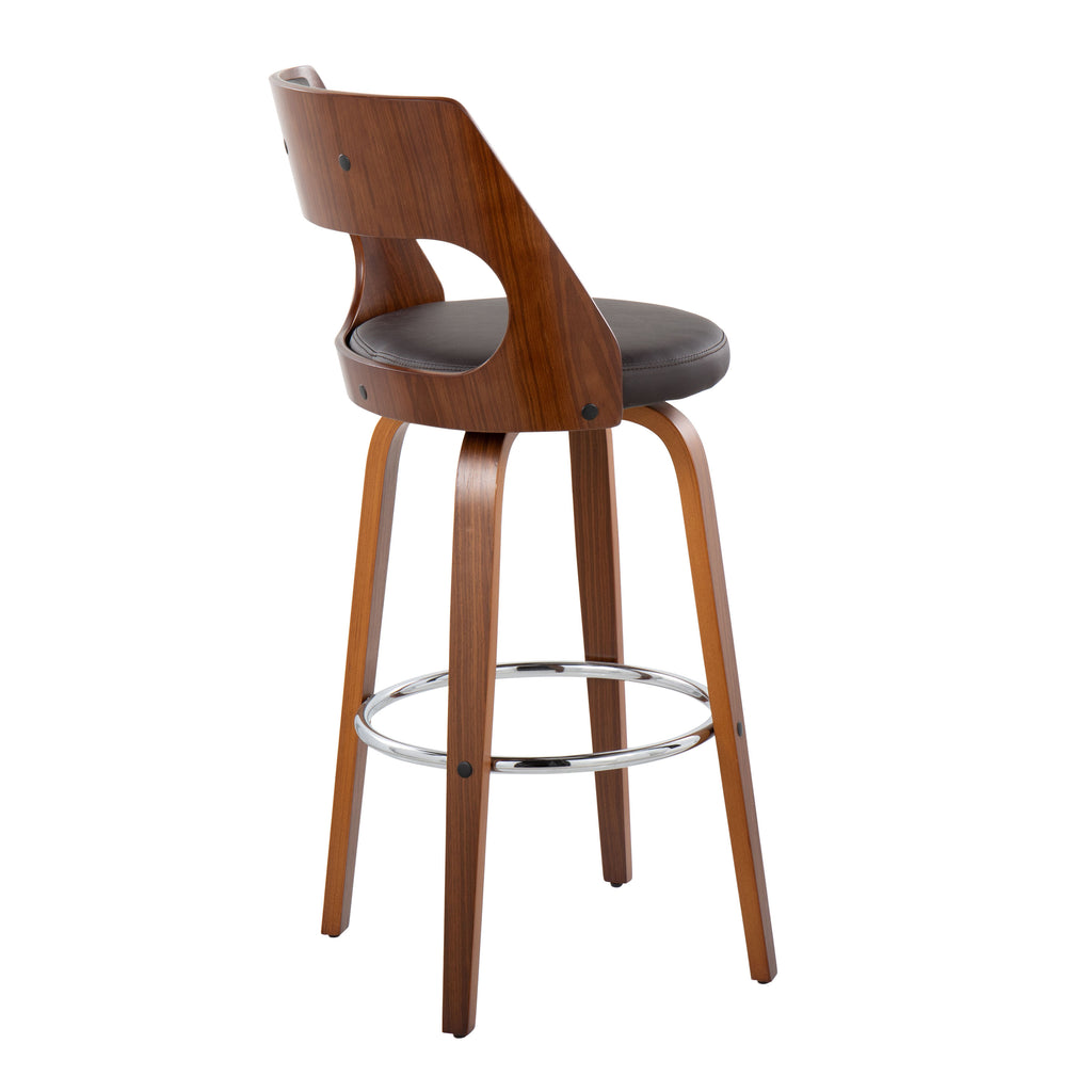 Mid-Century Modern Barstool with Swivel