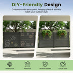 50" W x 49" H Outdoor Privacy Screen