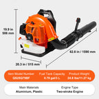 Backpack Leaf Blower 79CC 2-Cycle Gas Leaf Blower