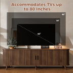 70-Inch Modern TV Stand for TVs up to 80 Inches