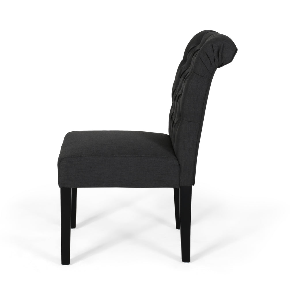 Broxton Tuft Dining Rolltop Chairs (Set of 2)