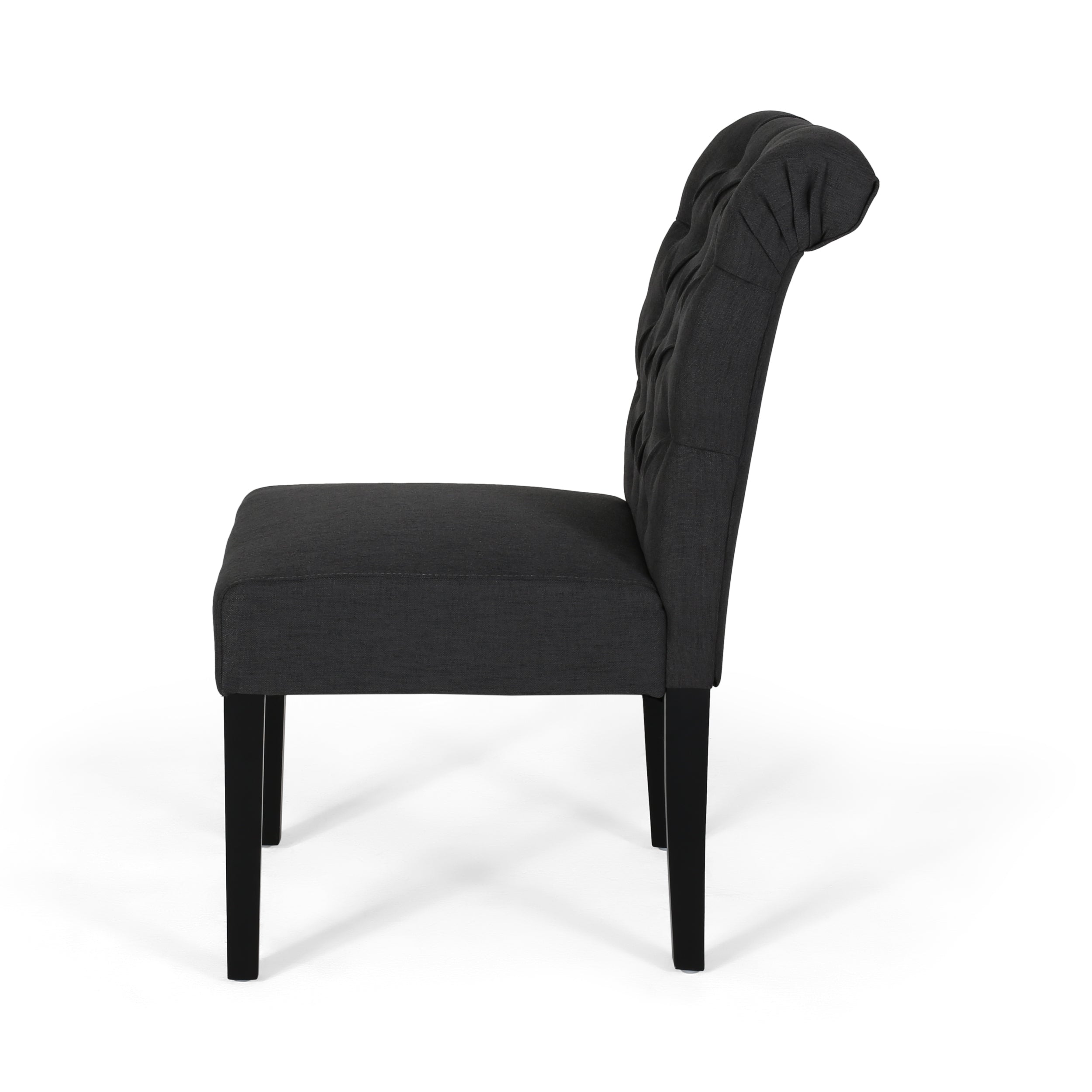 Broxton Tuft Dining Rolltop Chairs (Set of 2)