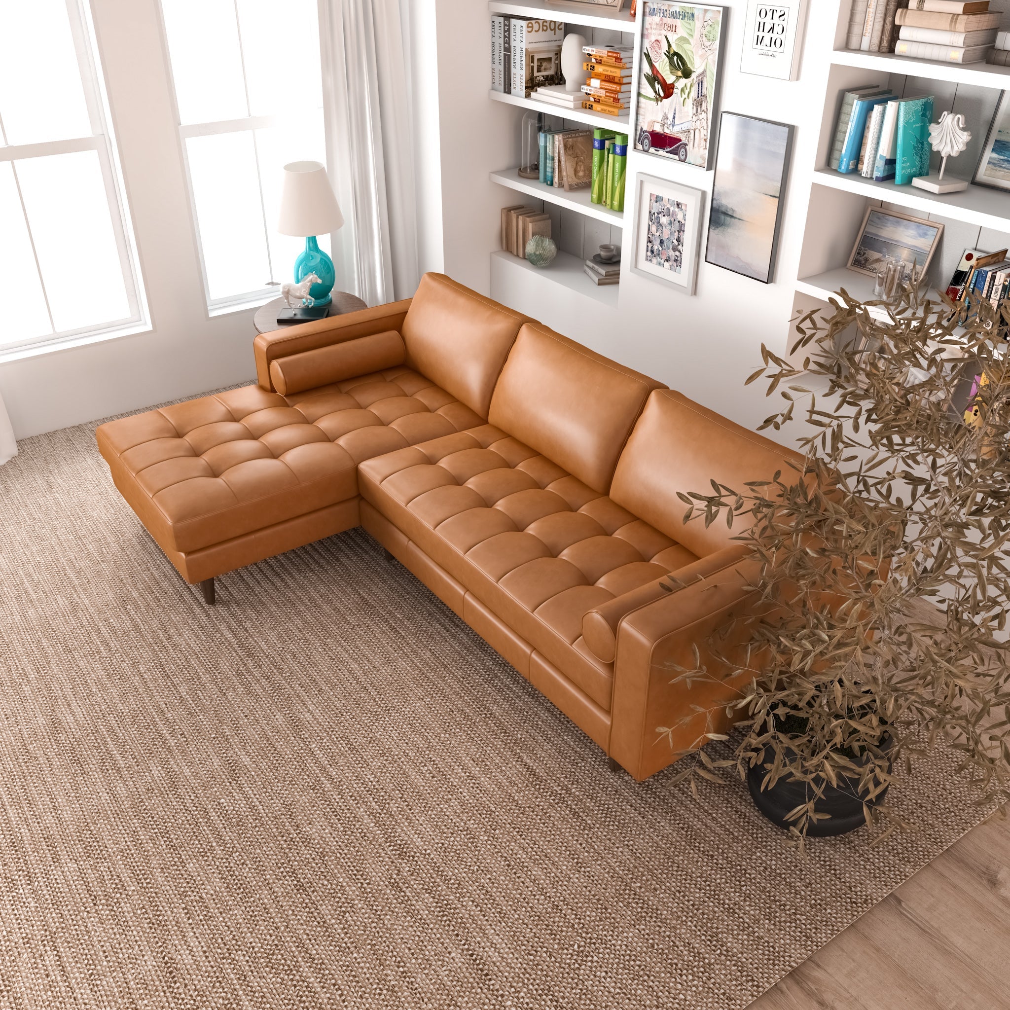 Anthony Corner Sectional Sofa Left Facing