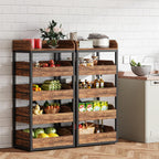 46.06” Tall 5-Tier Rustic Storage Rack