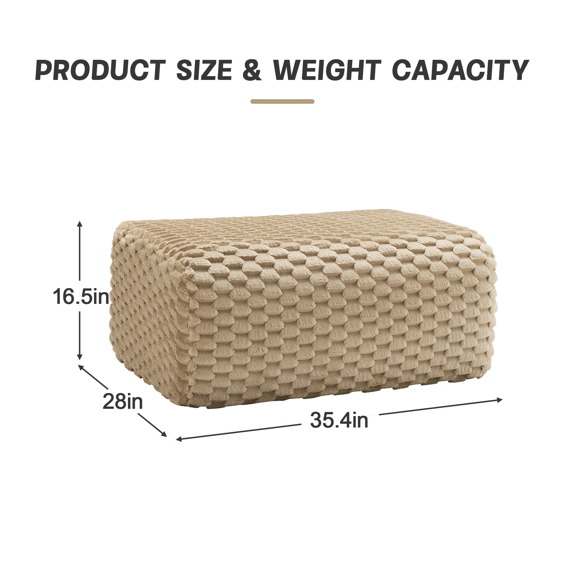 Ottoman Flannelette Fabric - Light Camel