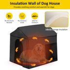 60.2" Large Outdoor Dog House with Insulated Liner